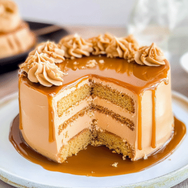 Butterscotch cake 1
