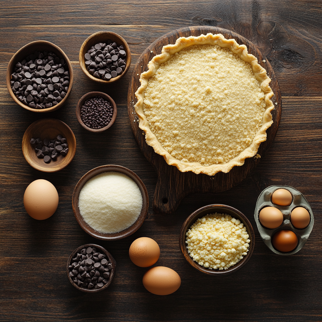 Chocolate Chess Pie ingredients