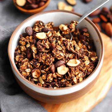 Chocolate Peanut Butter Granola 1