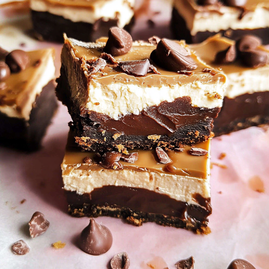 Chocolate Peanut Butter Pie Bars