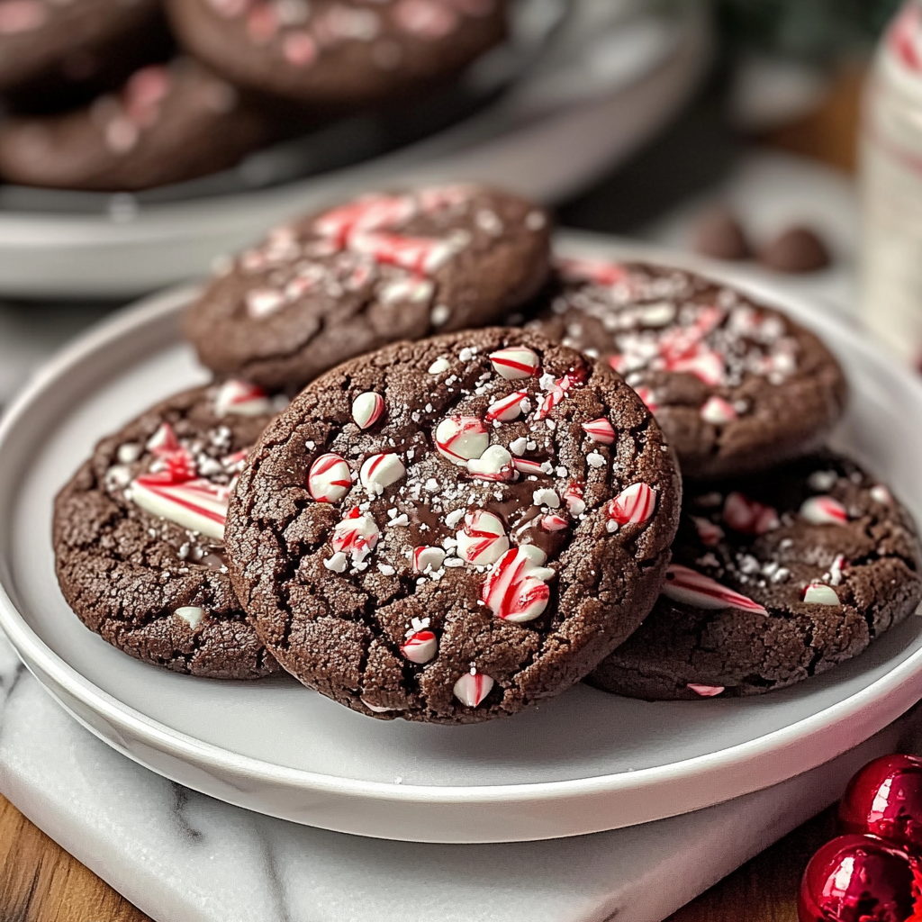 Chocolate Peppermint Cookies
