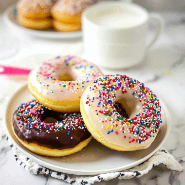 Christmas Baked Donuts Recipe 1