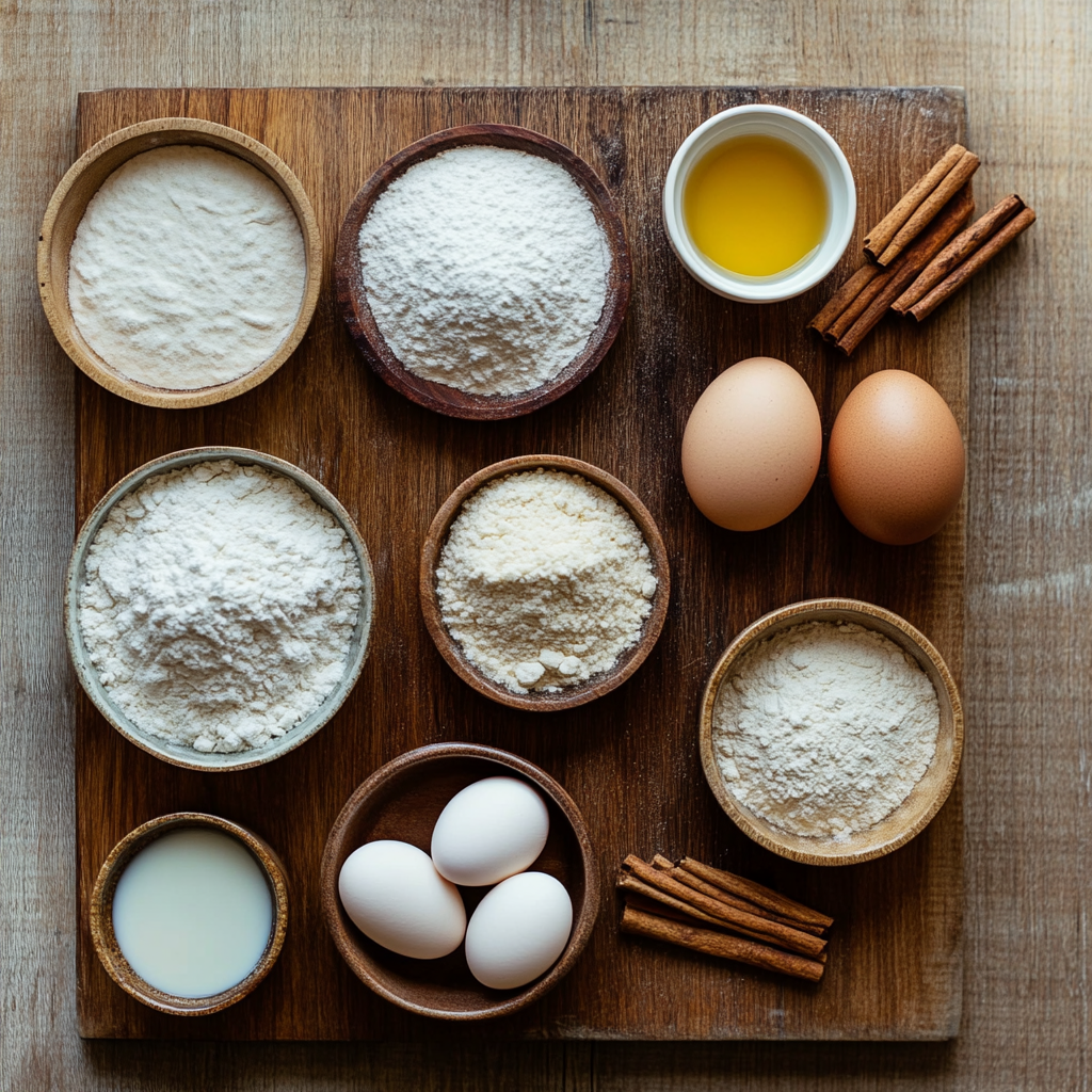 Christmas Baked Donuts Recipe ingredients