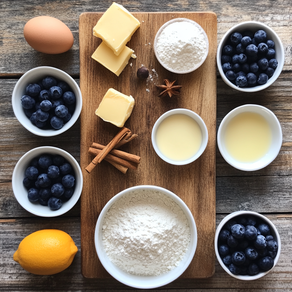 Christmas Blueberry Streusel Muffins 26 Christmas Blueberry Streusel Muffins ingredients