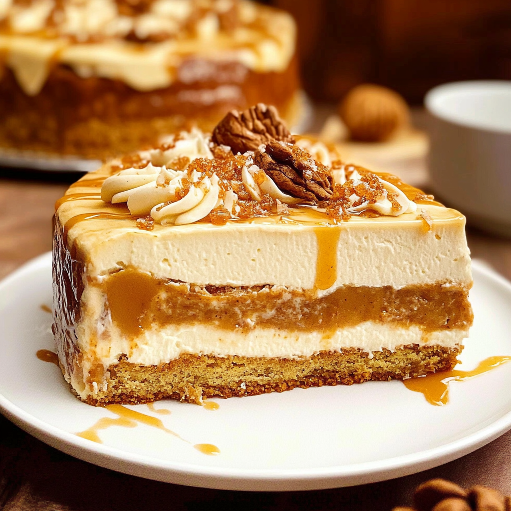 Christmas Caramel Pumpkin Cake Cheesecake 26 Christmas Caramel Pumpkin Cake Cheesecake