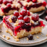 Christmas Cherry Bars Dessert 1