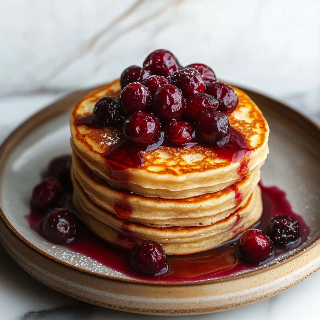 Christmas Cranberry Orange Buttermilk Pancakes