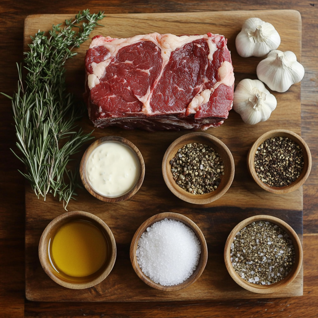 Christmas Prime Rib Recipe ingredients