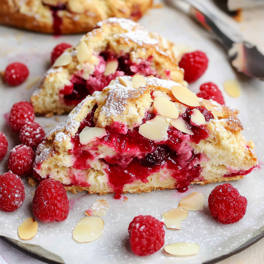 Christmas Raspberry Almond Scones 23 Christmas Raspberry Almond Scones
