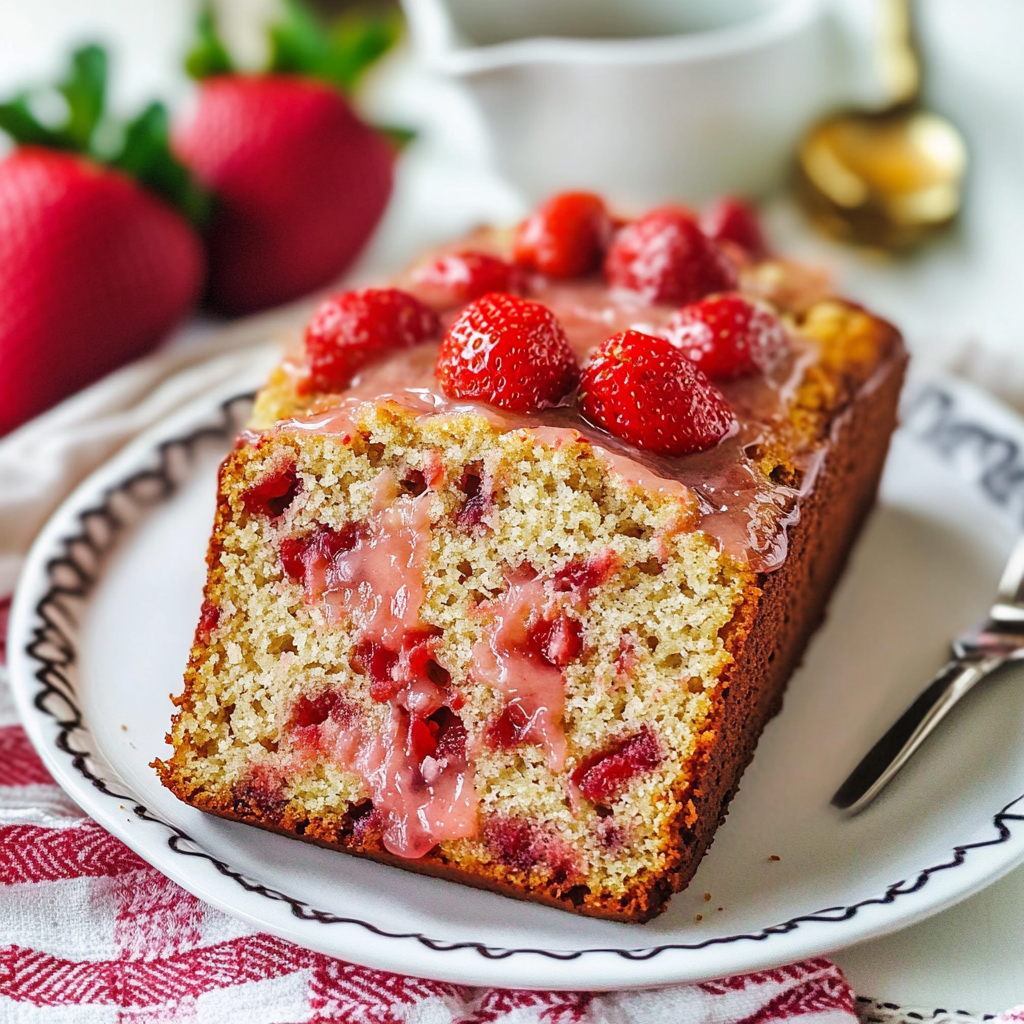 Christmas Strawberry Bread 1