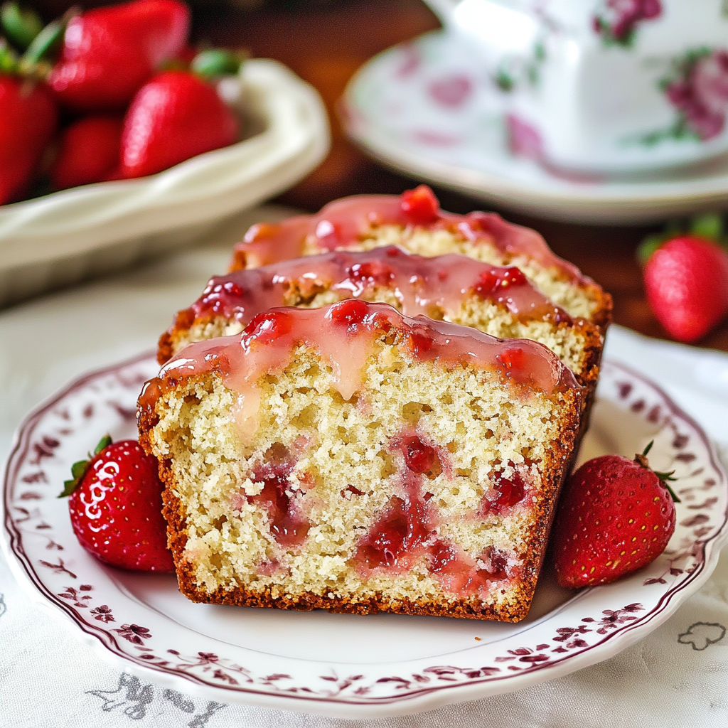 Christmas Strawberry Bread