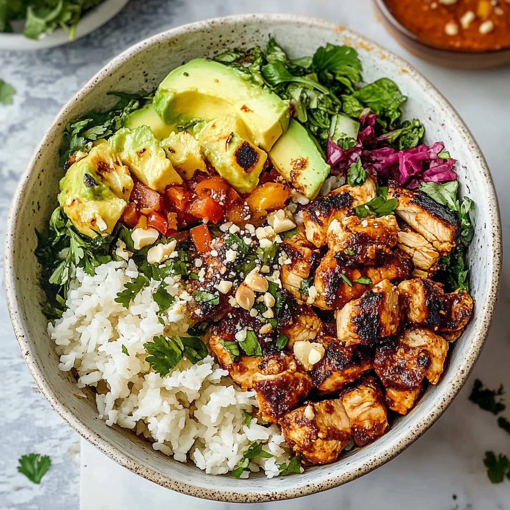 Copycat Cava Honey Harissa Chicken Bowls 1