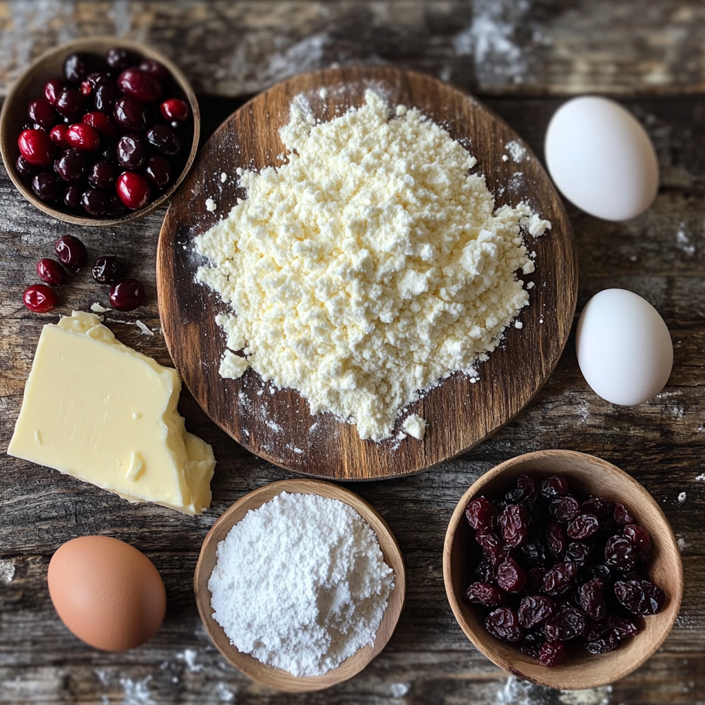 Cranberry Bliss Bars ingredients