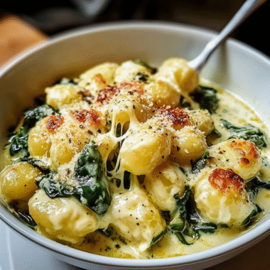 Creamy Pesto Gnocchi with Spinach and Artichokes 1
