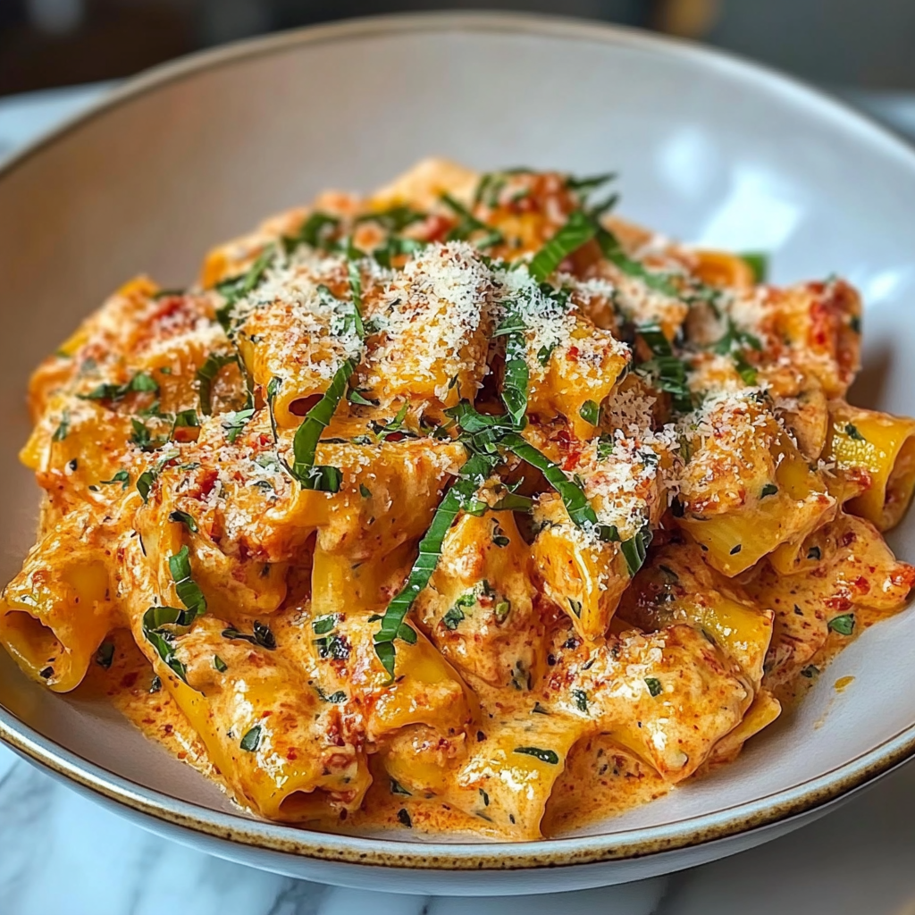 Creamy Tomato Garlic Pasta 1