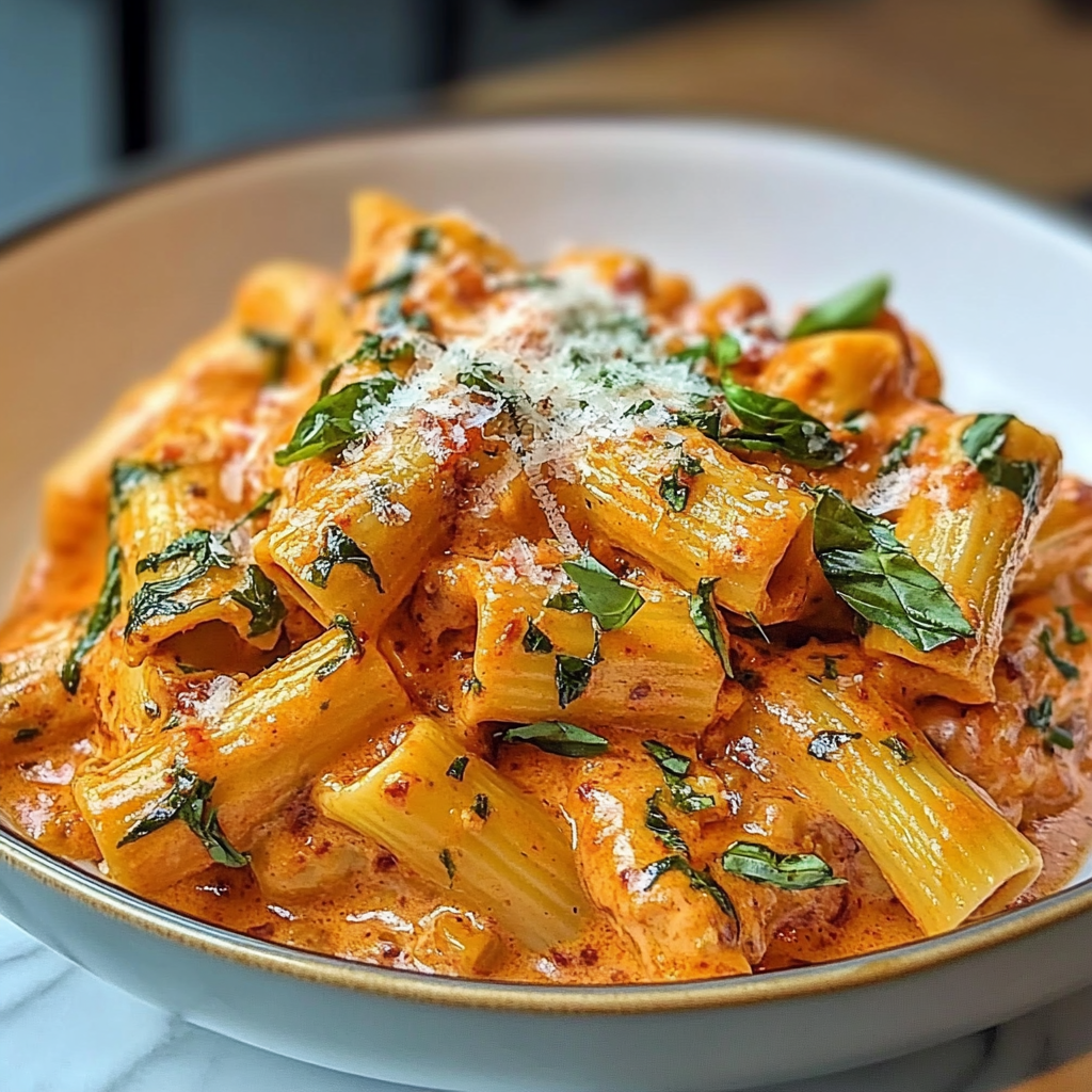 Creamy Tomato Garlic Pasta