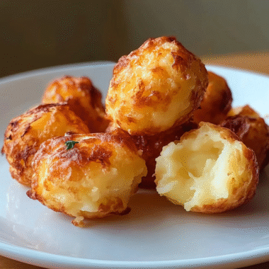 Crispy cheesy mashed potato bites 1