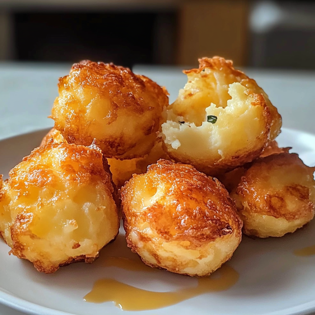 Crispy cheesy mashed potato bites 22 Crispy cheesy mashed potato bites