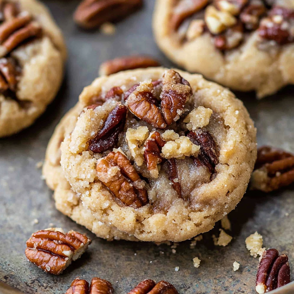 Crumbl pecan pie cookies
