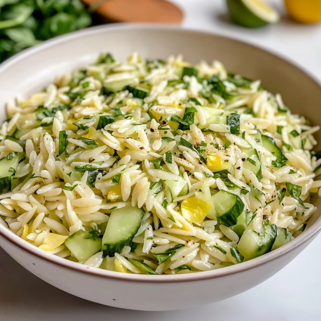 Cucumber Lemon Orzo Salad 1