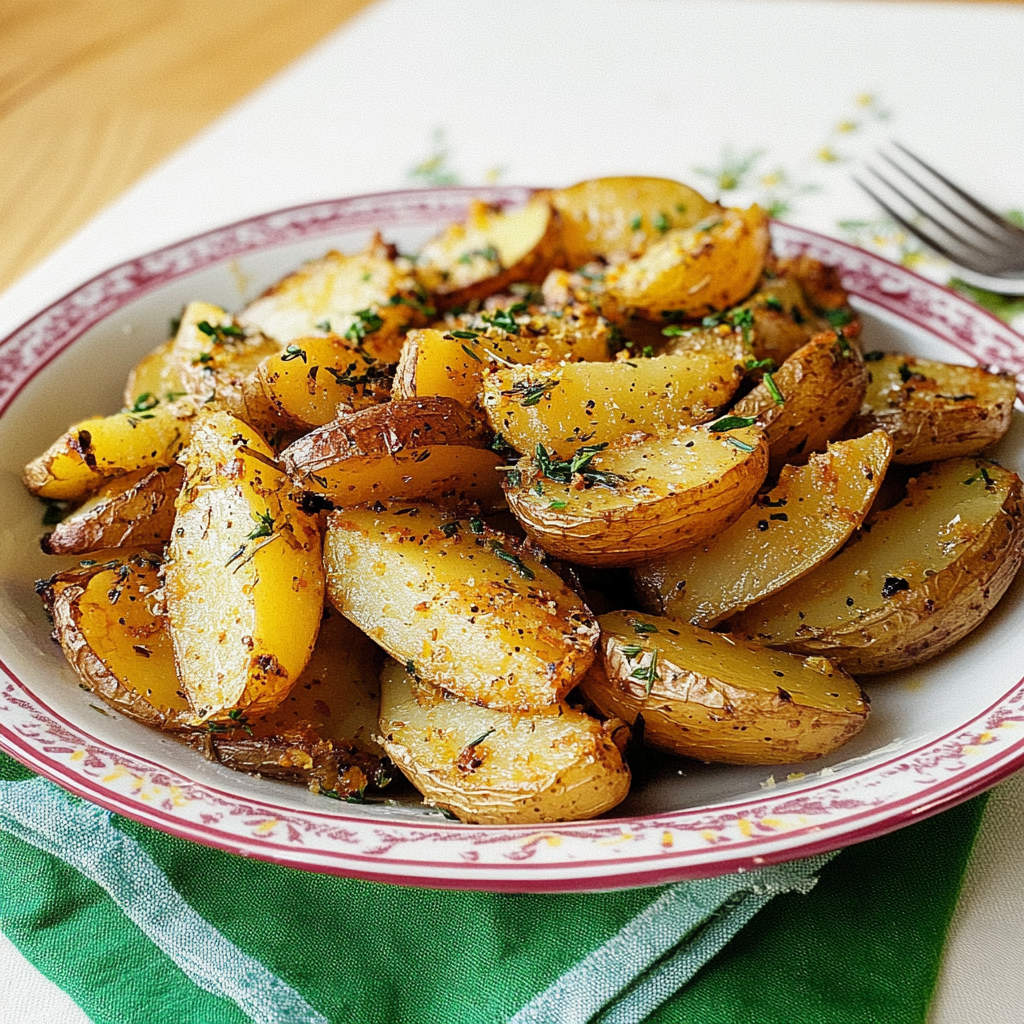 Greek Lemon Potatoes