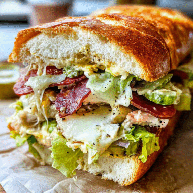 Italian Grinder Salad Sandwich 1