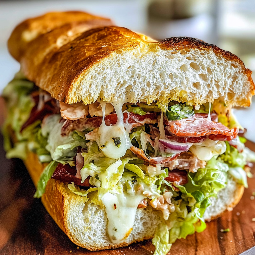 Italian Grinder Salad Sandwich