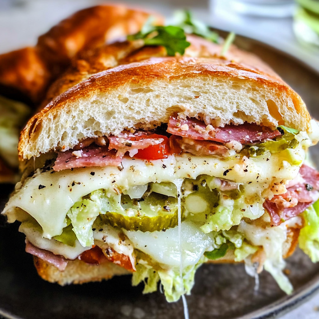 Italian Grinder Salad Sandwich