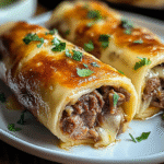 Keto Philly Cheesesteak Roll 1