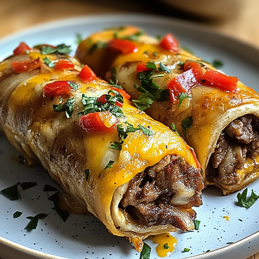 Keto Philly Cheesesteak Roll