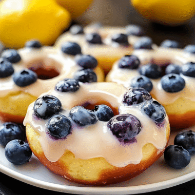 Lemon Blueberry Donuts 27 Lemon Blueberry Donuts 1