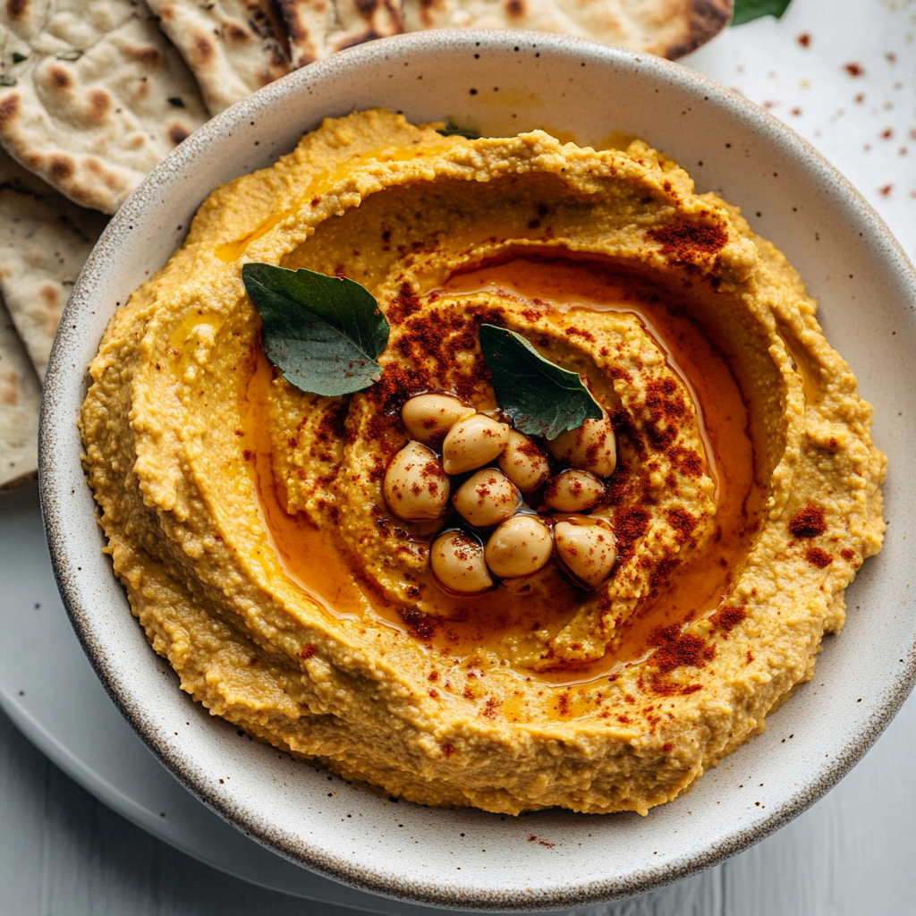 Maple Chipotle Pumpkin Hummus 1