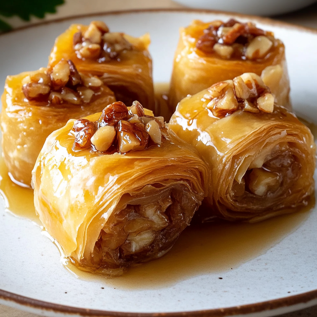 Maple Pecan Baklava Rolls 1