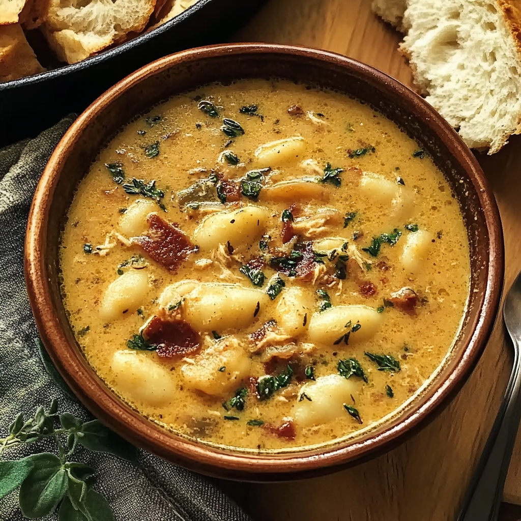 Marry Me Chicken Gnocchi Soup