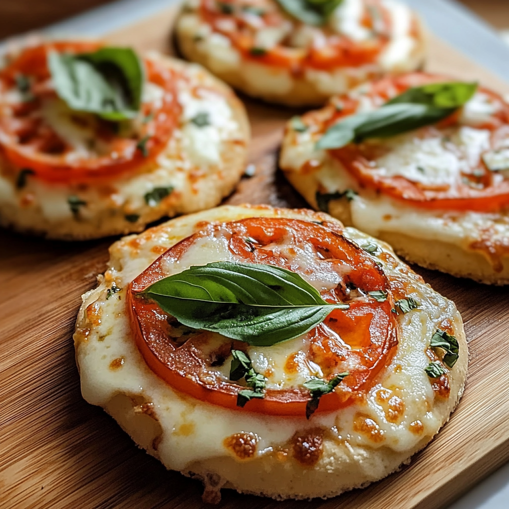 Mini Margherita Cottage Cheese Pizzettas 1