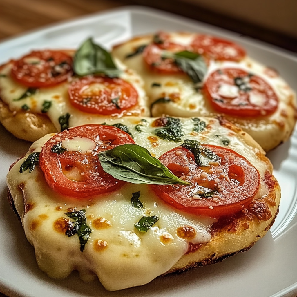 Mini Margherita Cottage Cheese Pizzettas