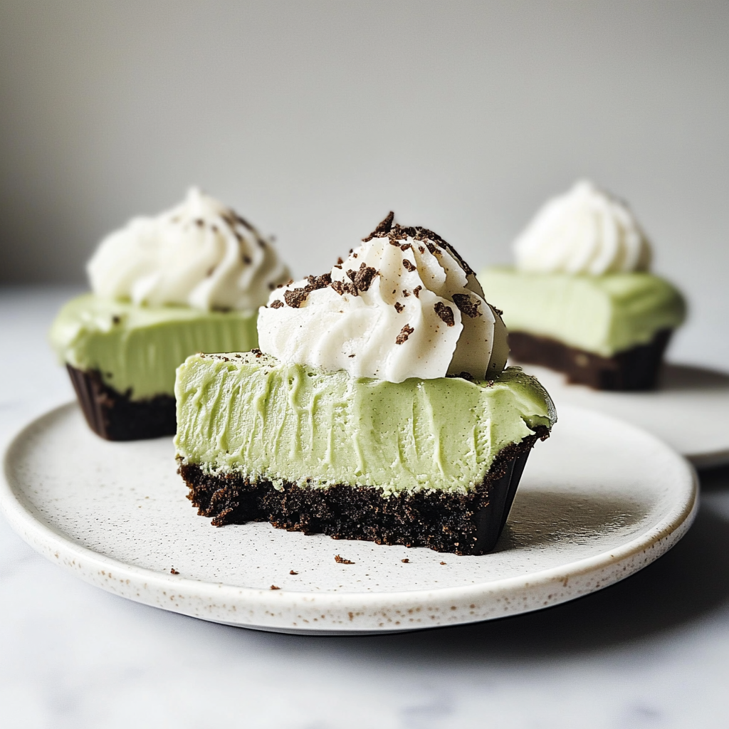 No-Bake Matcha Cheesecake with Oreo Crust