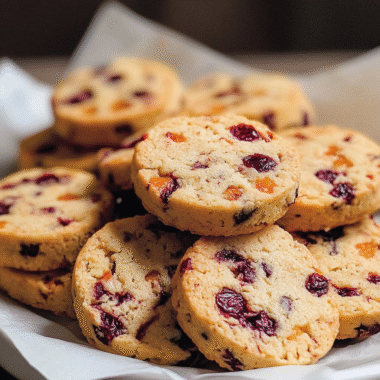 Orange Cranberry Shortbread Cookies 28 Orange Cranberry Shortbread Cookies 1
