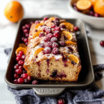 Orange Glazed Cranberry Bread 1