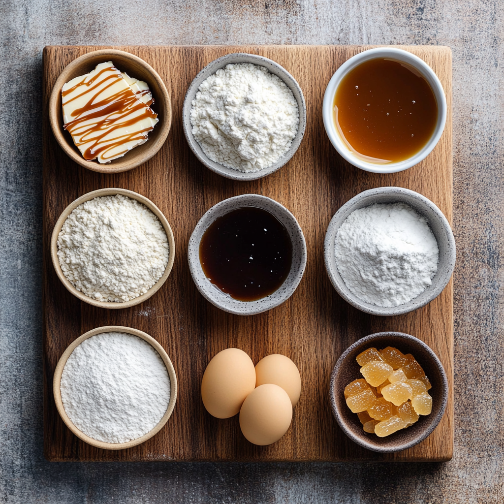 Salted Caramel Cookie Recipe ingredients