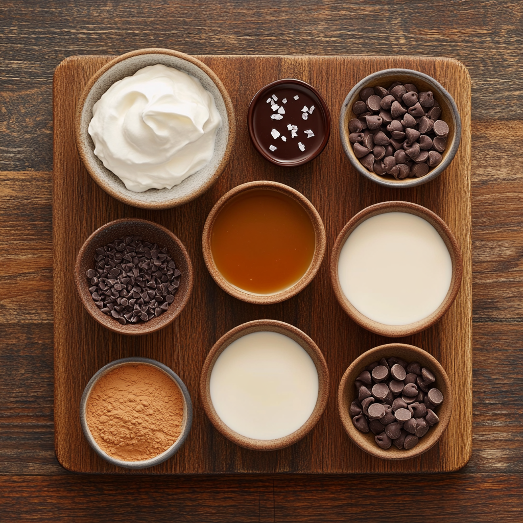 Salted Caramel Hot Chocolate ingredients