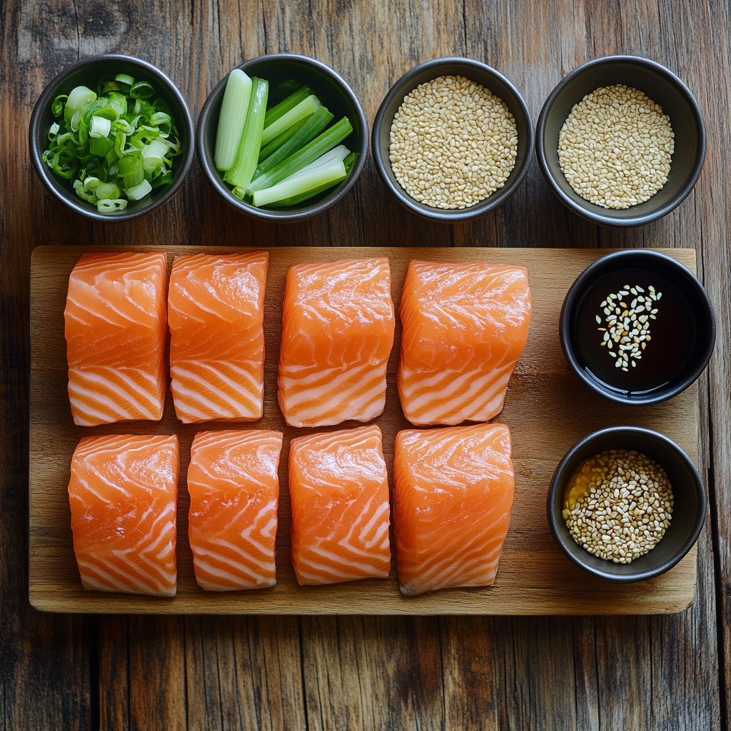 Sesame Ginger Salmon ingredients