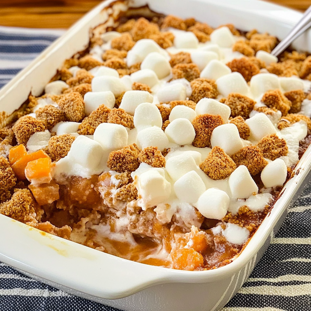Sweet Potato Casserole With Marshmallows 1 1