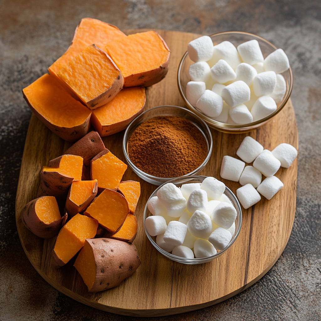 Sweet Potato Casserole With Marshmallows ingredients