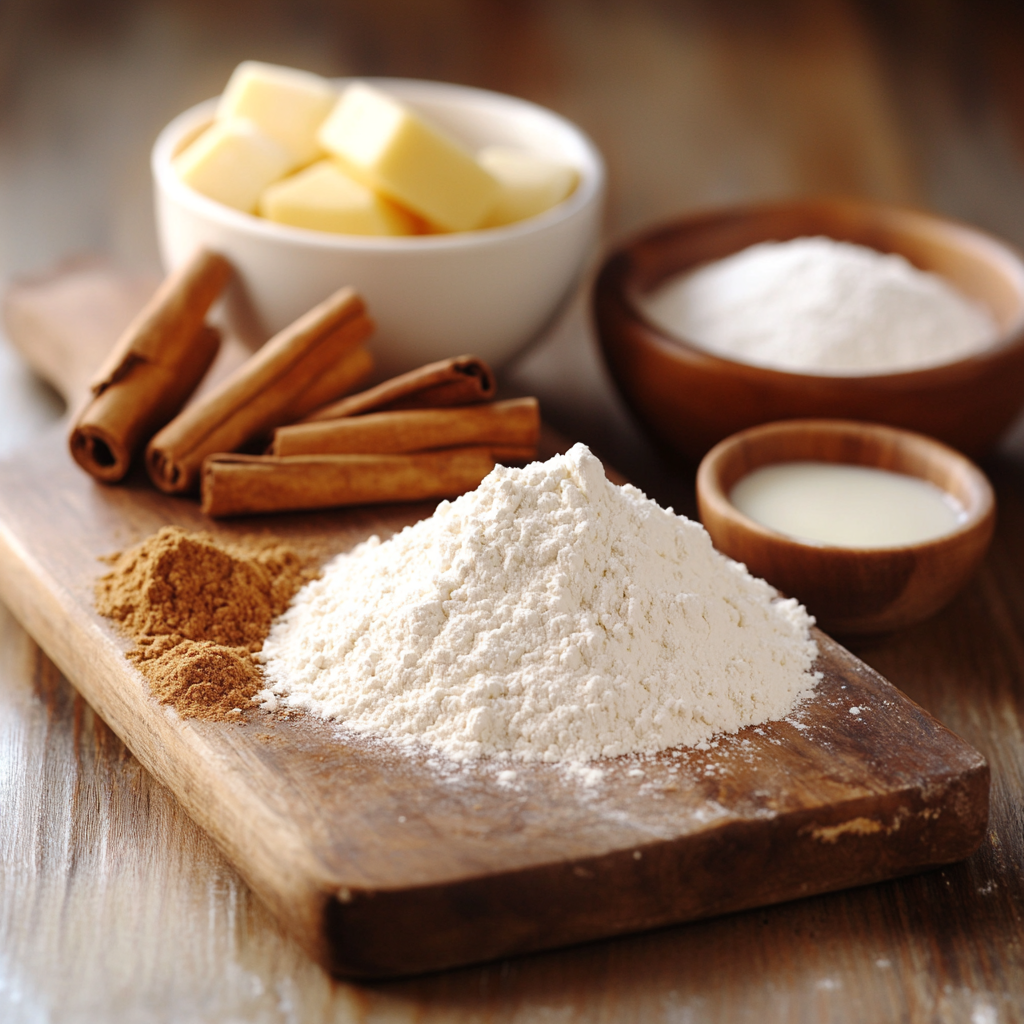 TikTok Cinnamon Rolls ingredients