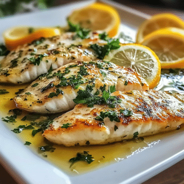 Tilapia with Lemon 1