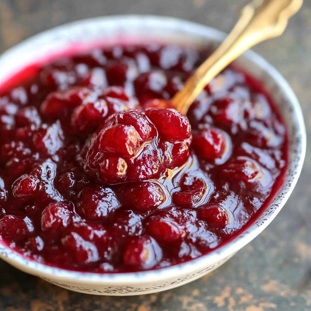 cranberry sauce