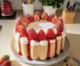 Strawberry Charlotte Cake