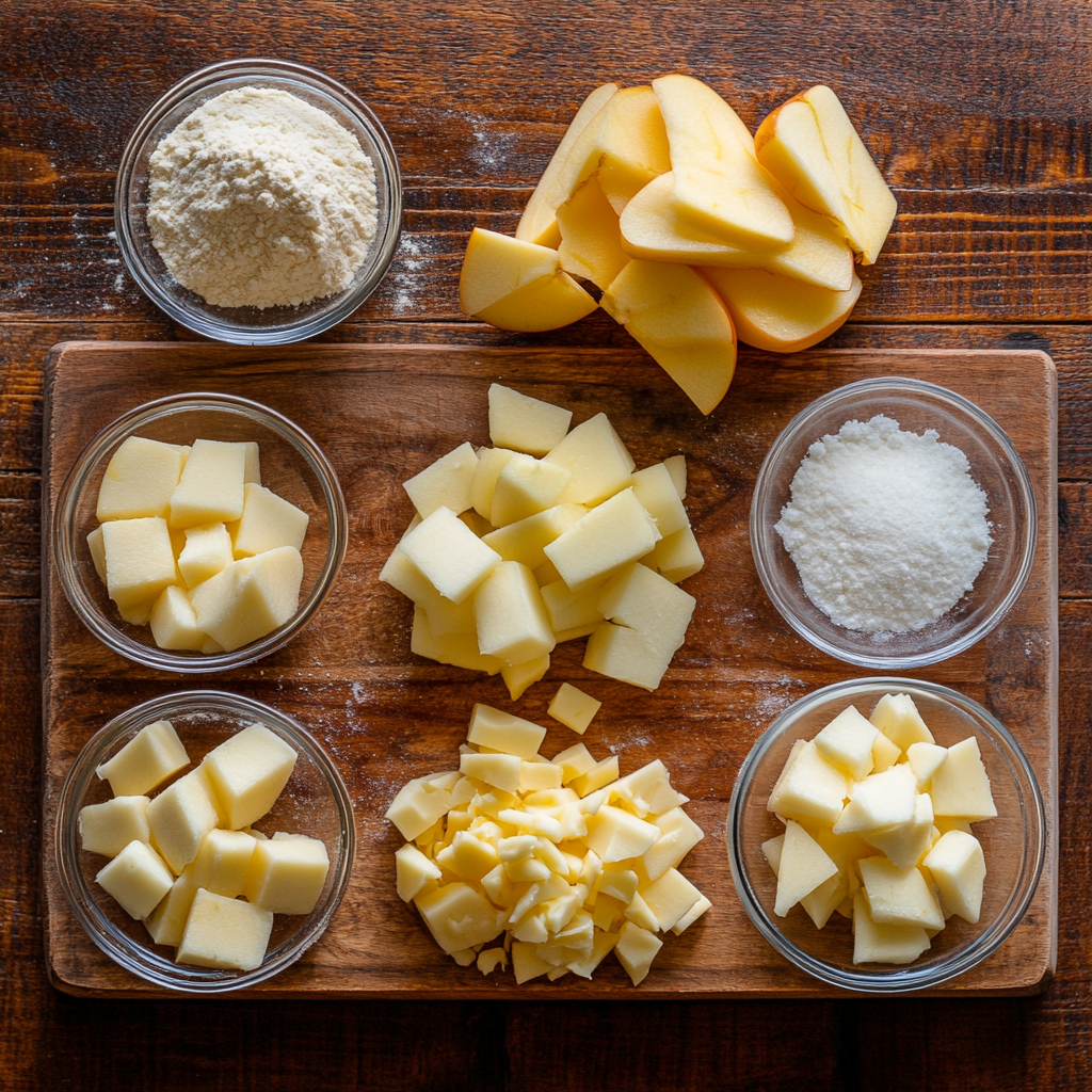 Apple Cheddar Galette ingredients