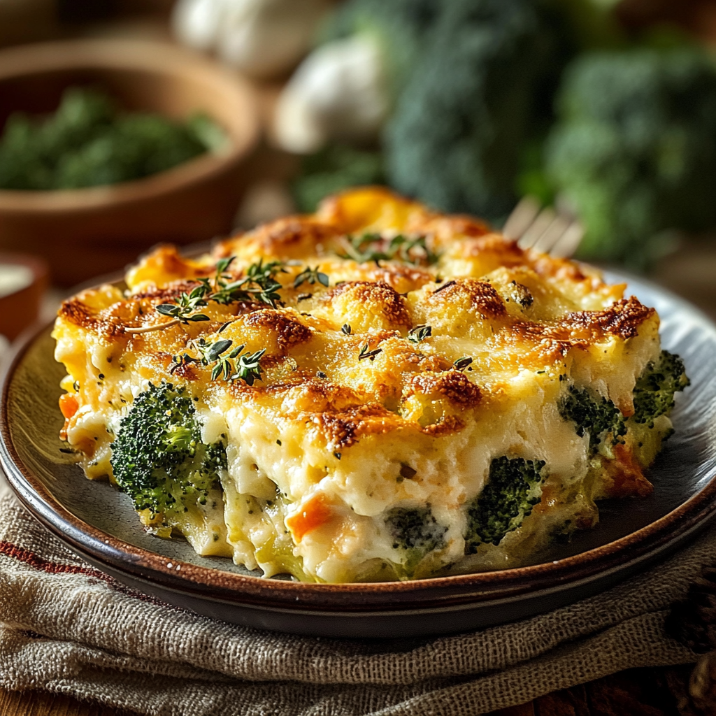 Broccoli Cauliflower Casserole 1